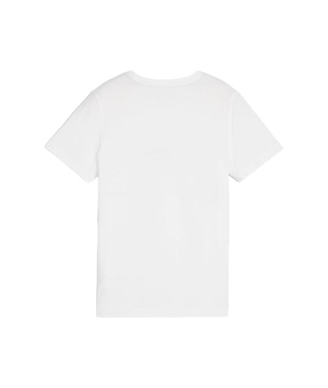 Camiseta Puma Essentials+ 2 Cores Infantil Branco