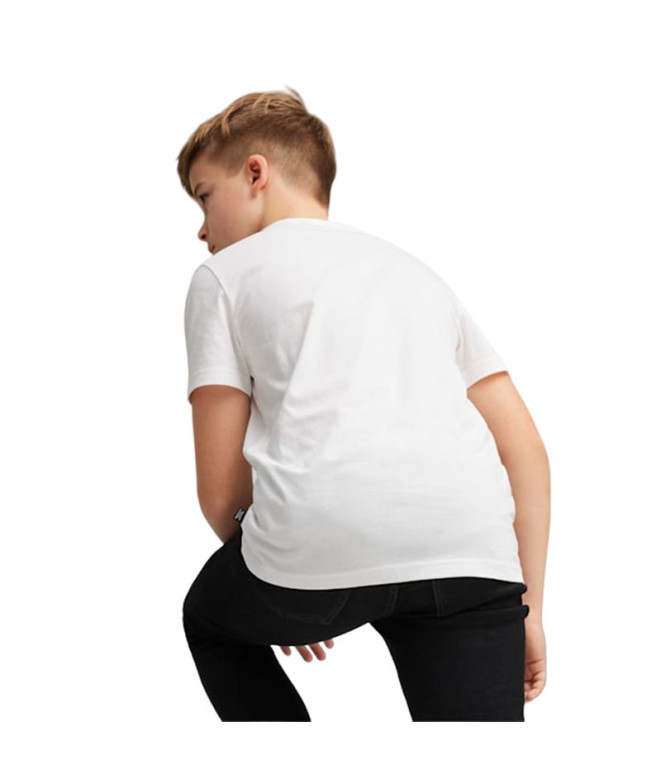 Camiseta Puma Essentials+ 2 Cores Infantil Branco
