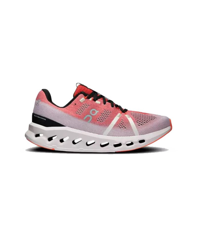 Chaussures de Running On Running Cloudsurfer Femme Rouge