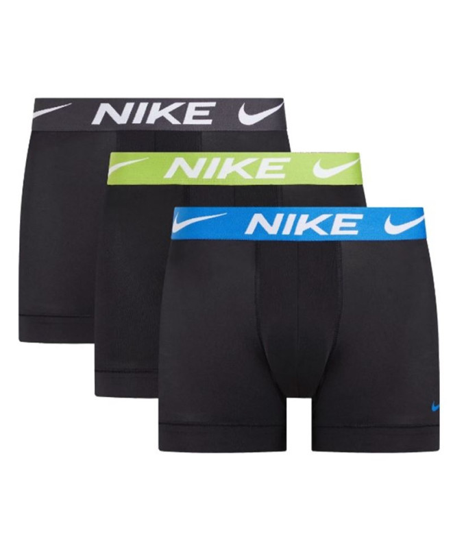 Slip Nike Tronc 3Pk Homme Bleu/Anthracite/Vert