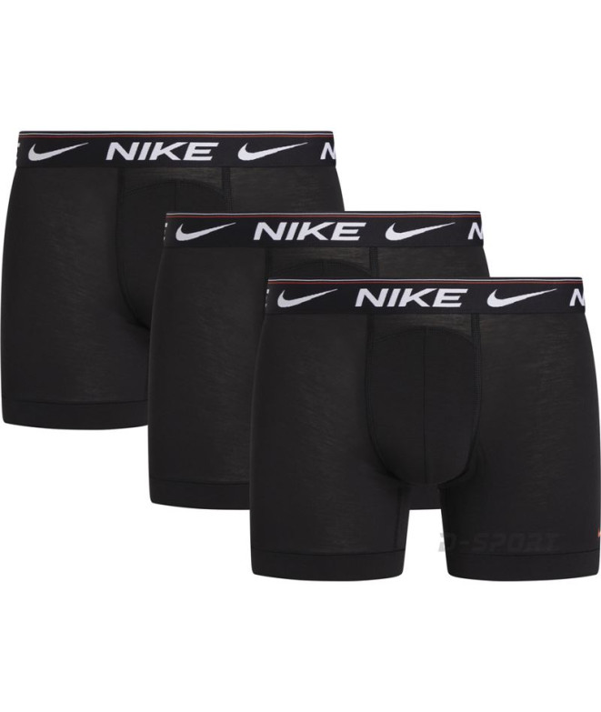 Slip Nike Coffre 3Pk Homme Noir