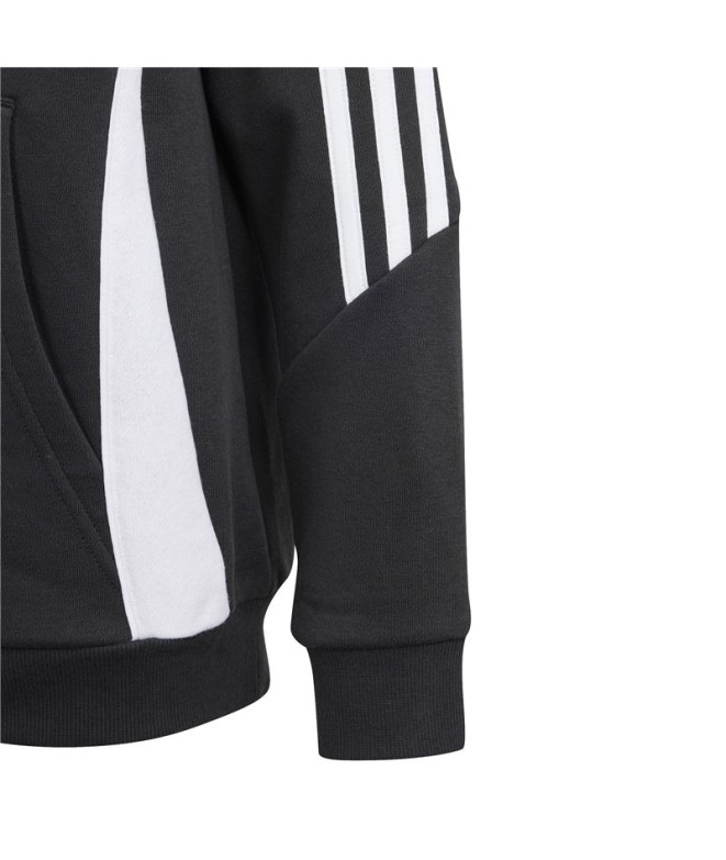 Moletom de Futebol adidas Tiro24 Infantil Preto