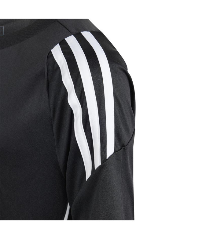 Camiseta de Futebol adidas Tiro24 Infantil Preto