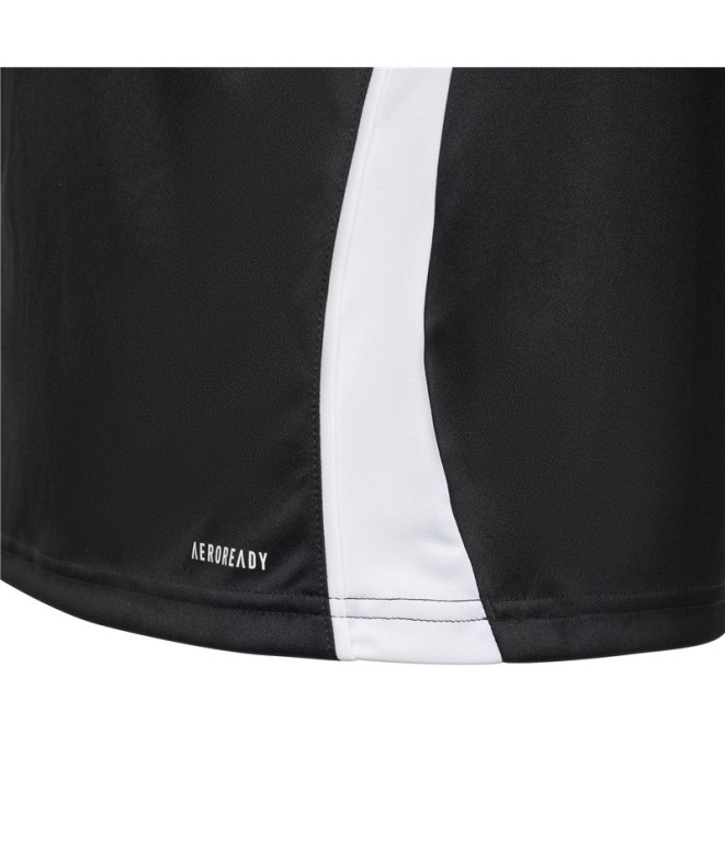Camiseta de Futebol adidas Tiro24 Infantil Preto