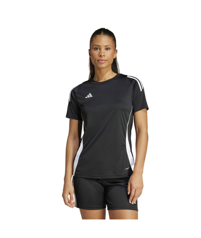 Camiseta de Fútbol adidas Tiro24 Mujer Negro