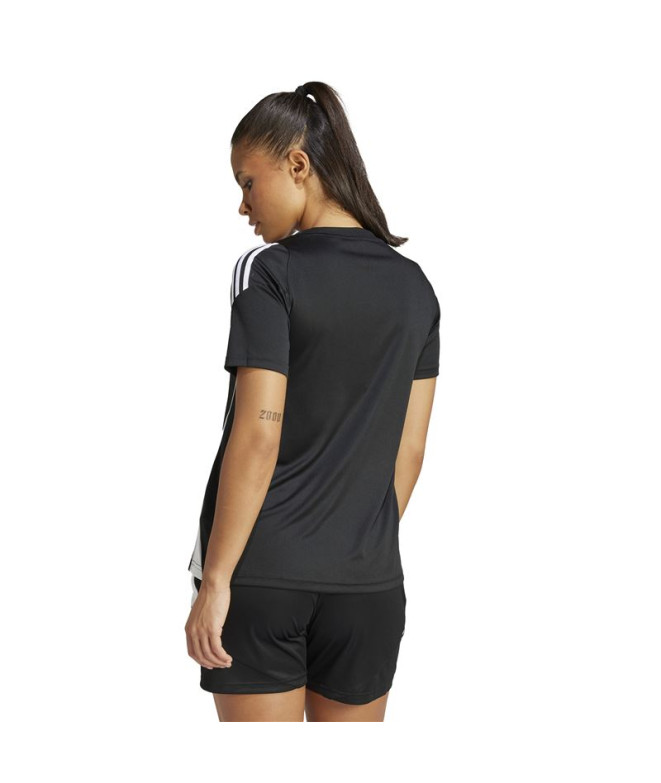 Camiseta de Fútbol adidas Tiro24 Mujer Negro