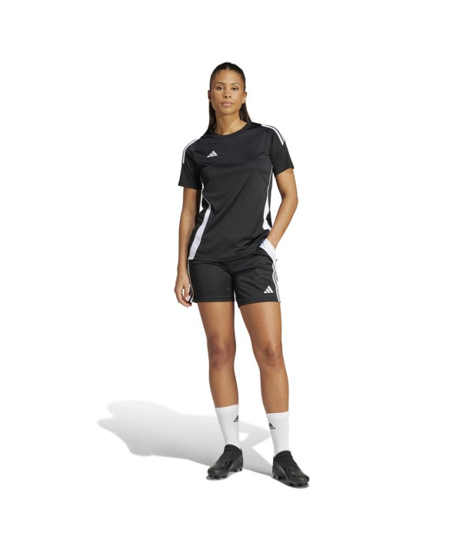 Camiseta de Fútbol adidas Tiro24 Mujer Negro