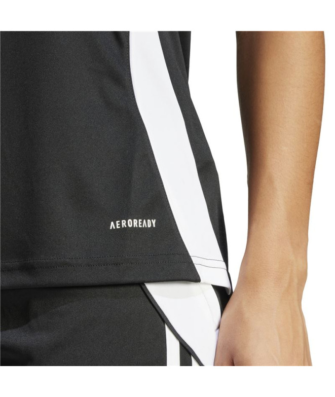 Camiseta de Fútbol adidas Tiro24 Mujer Negro