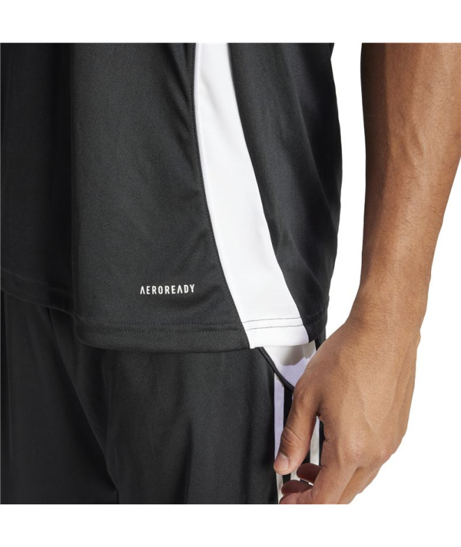 Camiseta de Futebol adidas Tiro24 Homem Preto