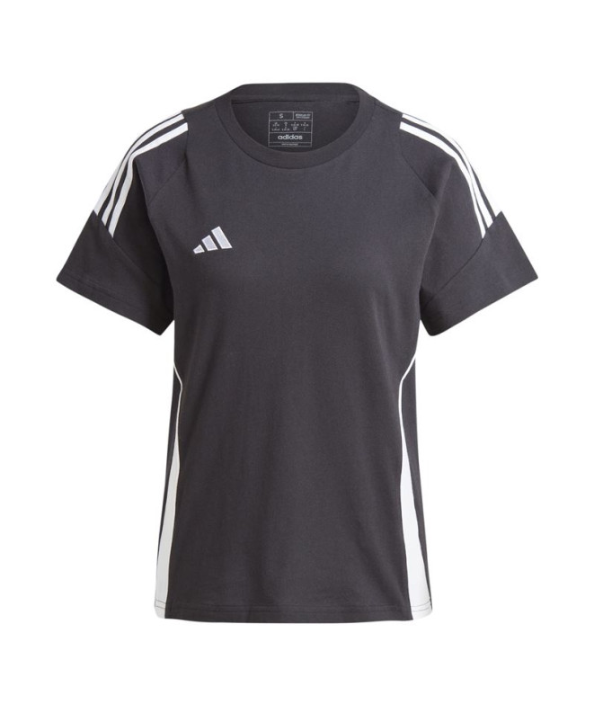 Camiseta de Fútbol adidas Tiro24 Mujer Negro