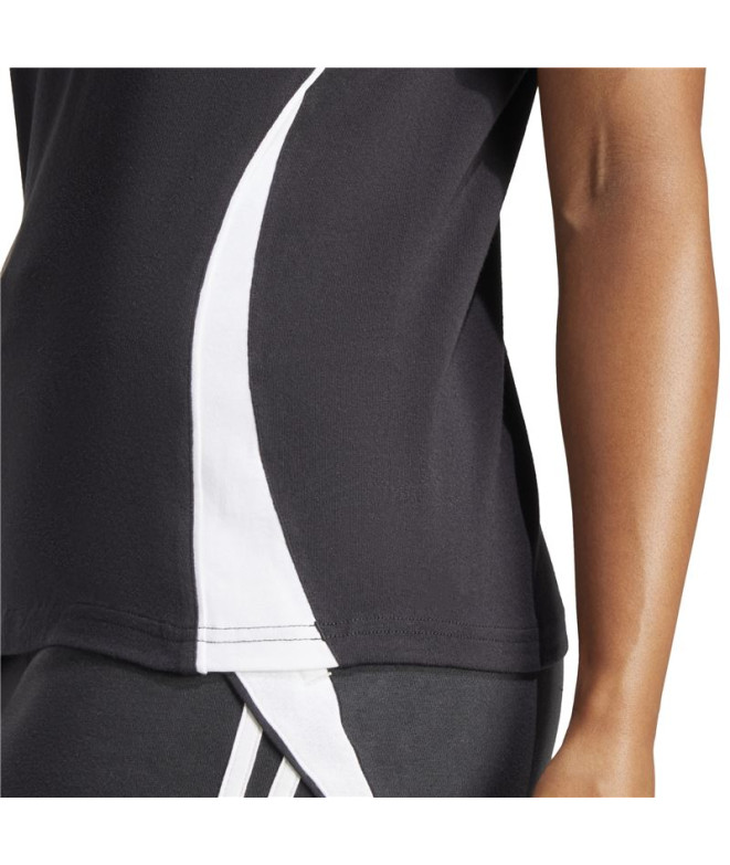 T-shirt de Football adidas Tiro24 Femme Noir