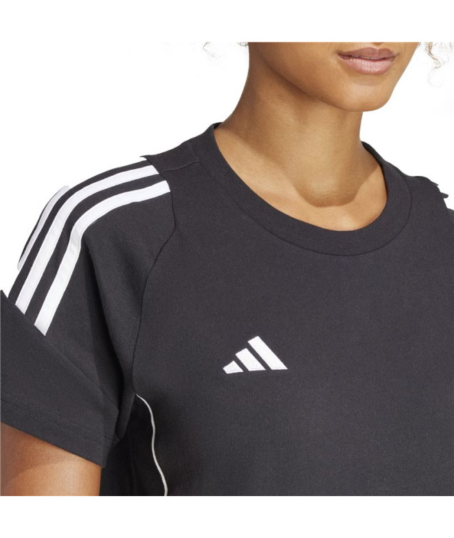 T-shirt de Football adidas Tiro24 Femme Noir