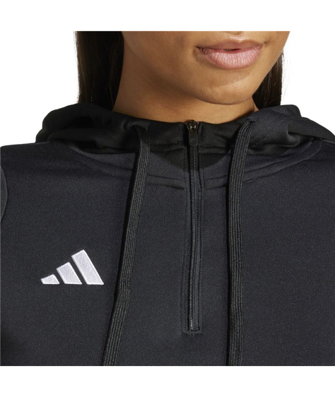 Moletom de Futebol adidas Tiro24 Mulher Preto