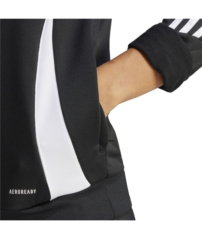 Moletom de Futebol adidas Tiro24 Mulher Preto