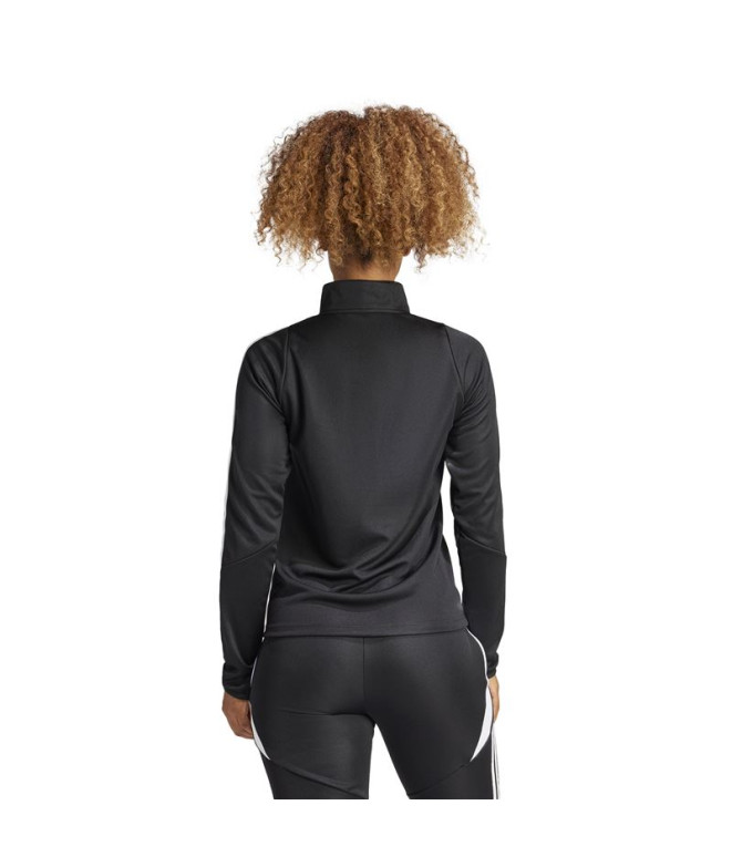 Camiseta de Futebol adidas Tiro24 Mulher Preto