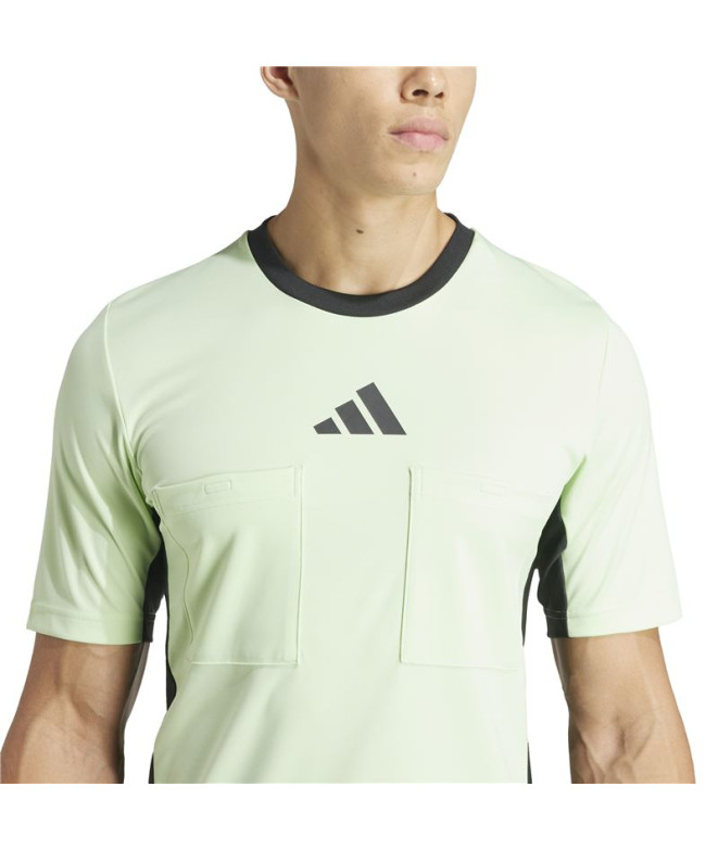 Camiseta de Futebol adidas Ref 24 Homem Verde