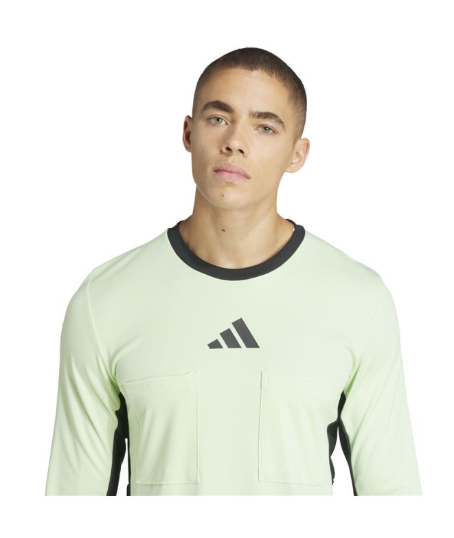 Camiseta de Futebol adidas Ref 24 Homem Verde