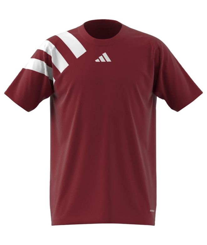 Camiseta de Futebol adidas Fortore23 Infantil Garnet