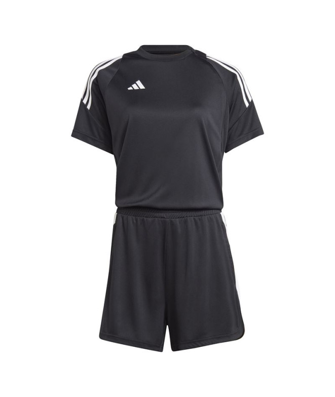 Moletom de Futebol adidas Tiro24 Mulher Preto