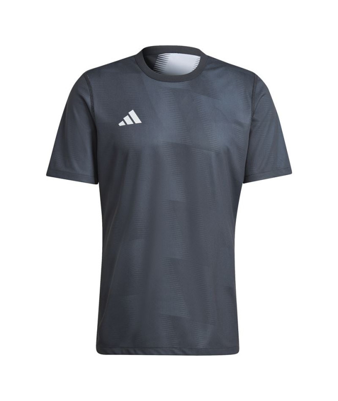 Camiseta de Futebol adidas Reversível 24 Homem Preto