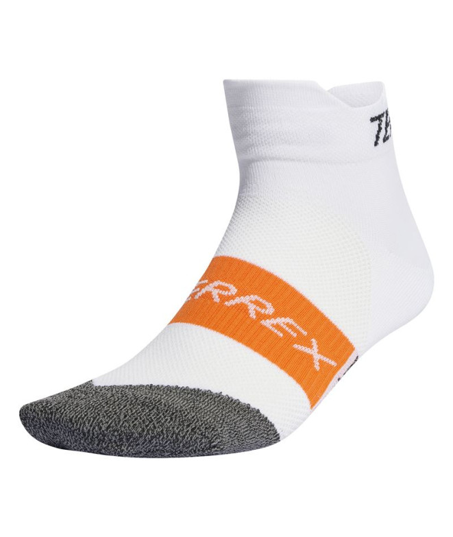 Chaussettes bottines de Trail adidas Terrex Heat Ready White