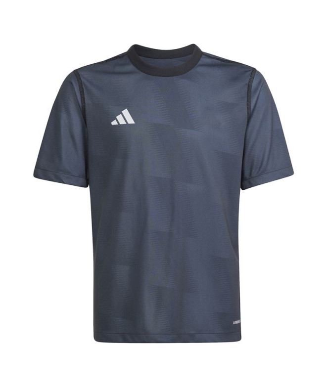 Camiseta de Futebol adidas Reversível 24 Infantil Preto