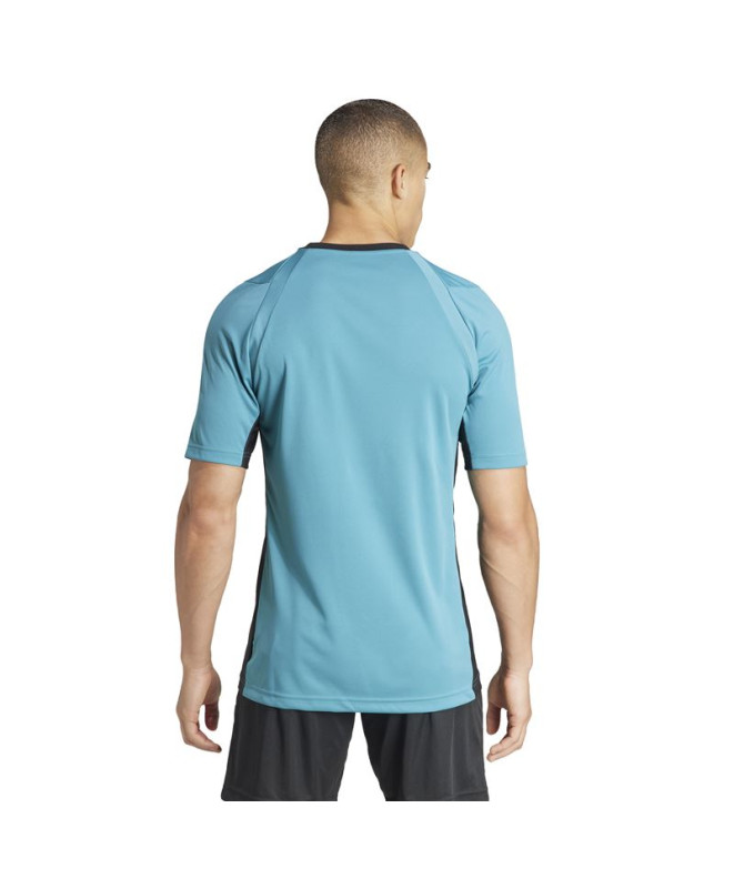 Camiseta de Futebol adidas Ref 24 Homem Azul
