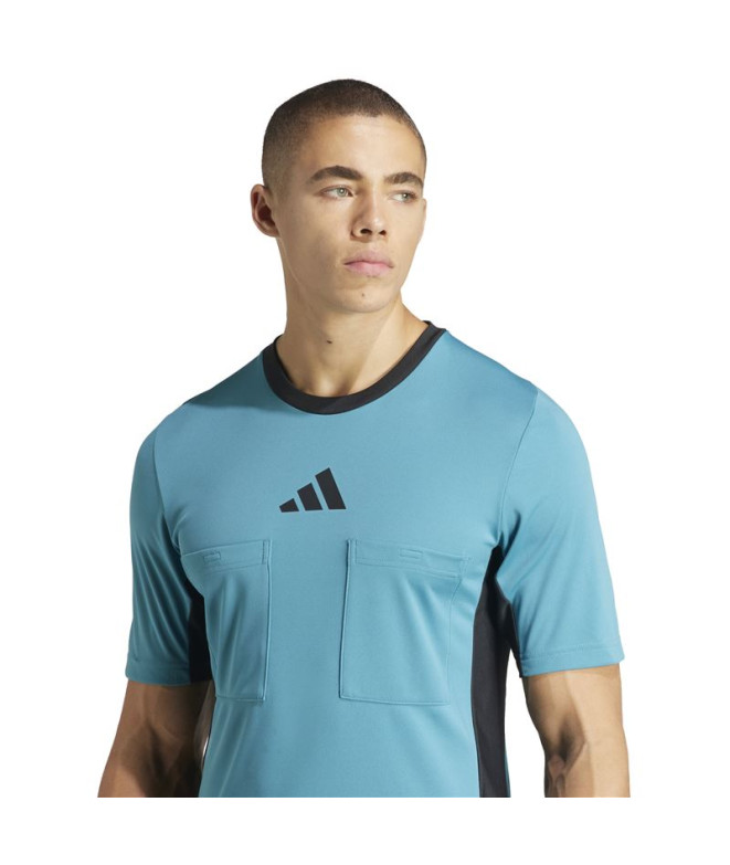 Camiseta de Futebol adidas Ref 24 Homem Azul