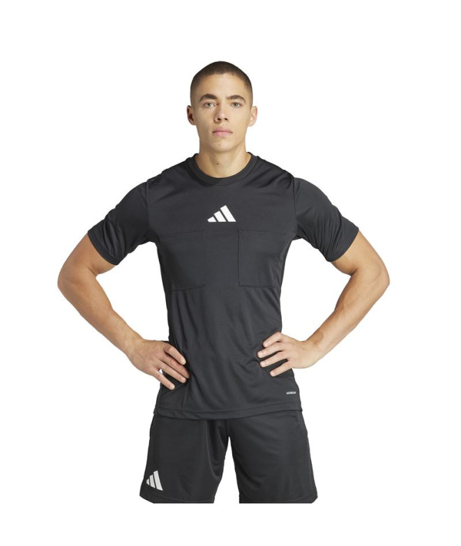 Camiseta de Futebol adidas Ref 24 Homem Preto