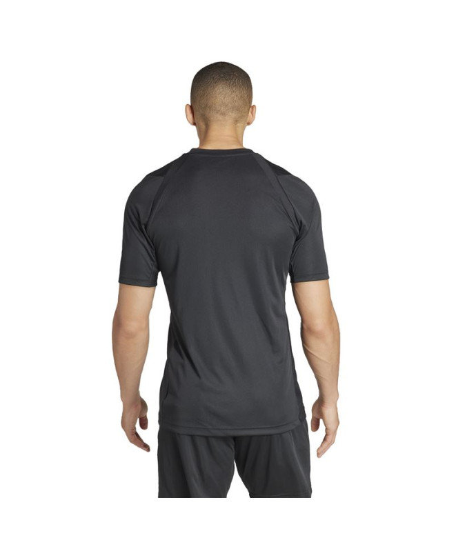 Camiseta de Futebol adidas Ref 24 Homem Preto