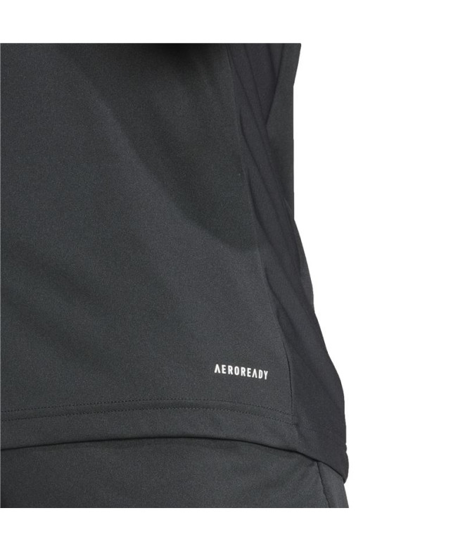 Camiseta de Futebol adidas Ref 24 Homem Preto