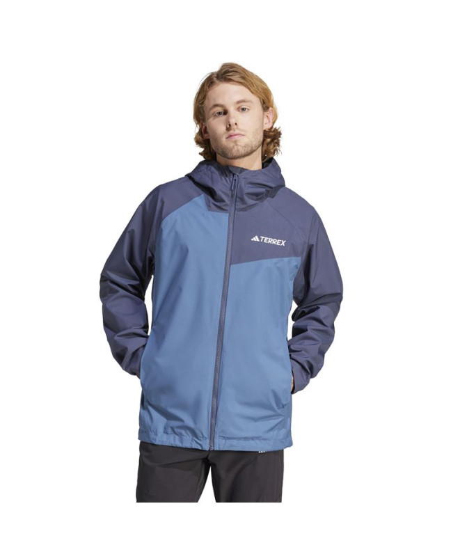 Casaco caminhadas adidas Multi 2L Rain Homem Azul