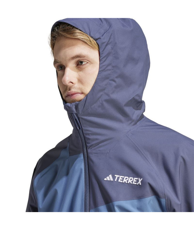 Veste hiking adidas Multi 2L Rain Homme Bleu