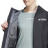 Chaqueta de Senderismo adidas Terrex Multi Rain Ready Mujer Negro