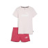 Survêtement Puma Logo Enfant Rose