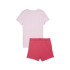 Survêtement Puma Logo Enfant Rose