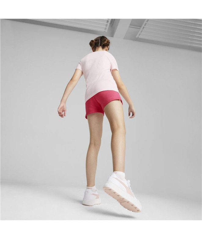 Fato de treino Puma Logo Infantil Rosa