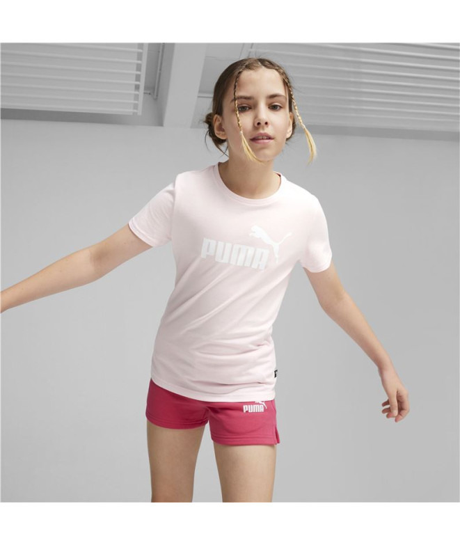 Survêtement Puma Logo Enfant Rose