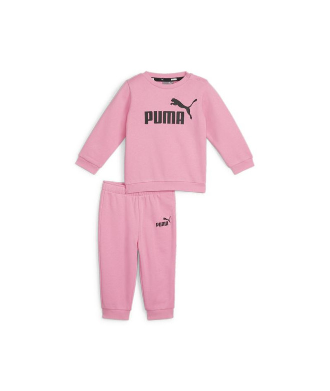 Survêtement Puma Minicats ESS Crew o Fast Pink Bébés