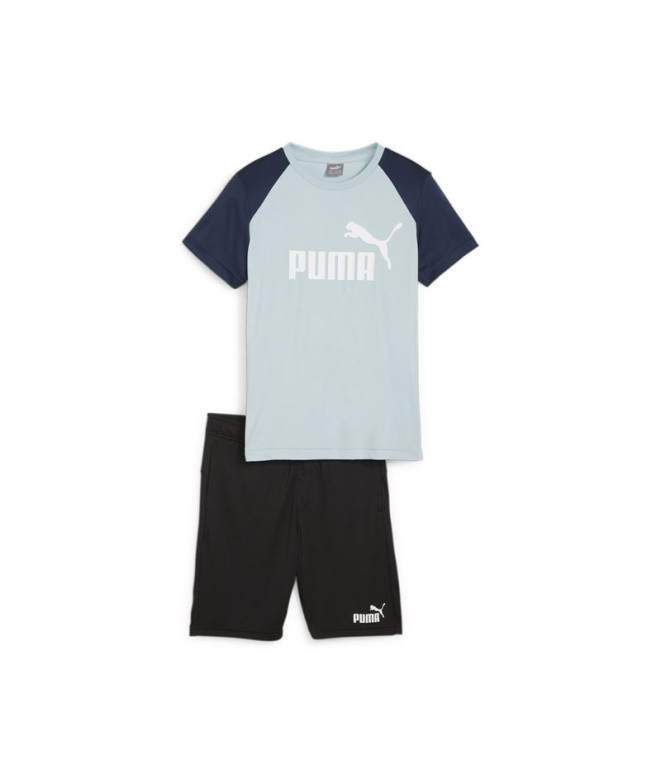 Ensemble Enfant Puma Short Polyester Blue