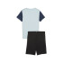 Conjunto Infantil Puma Short Poliéster Azul