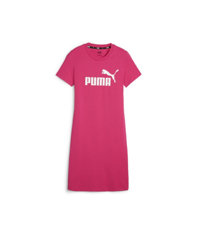 Robe Puma ESS lim Dress Garnet ose Femme