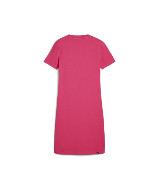 Vestido Puma ESS lim Dress Garnet ose Mujer
