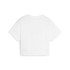 Camiseta Infantil Puma Girls Cropped Branco