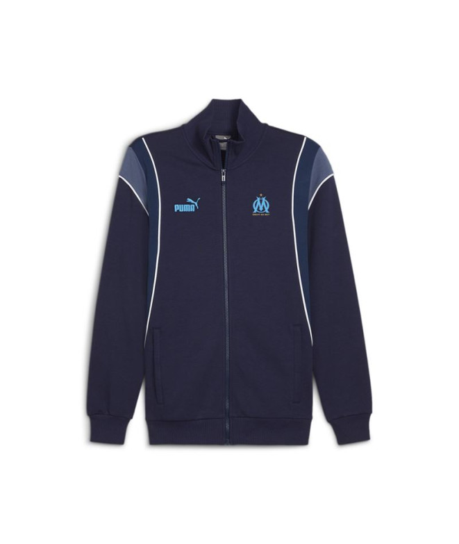 Veste Football by Puma Olympique Marseille Bleu marine Homme