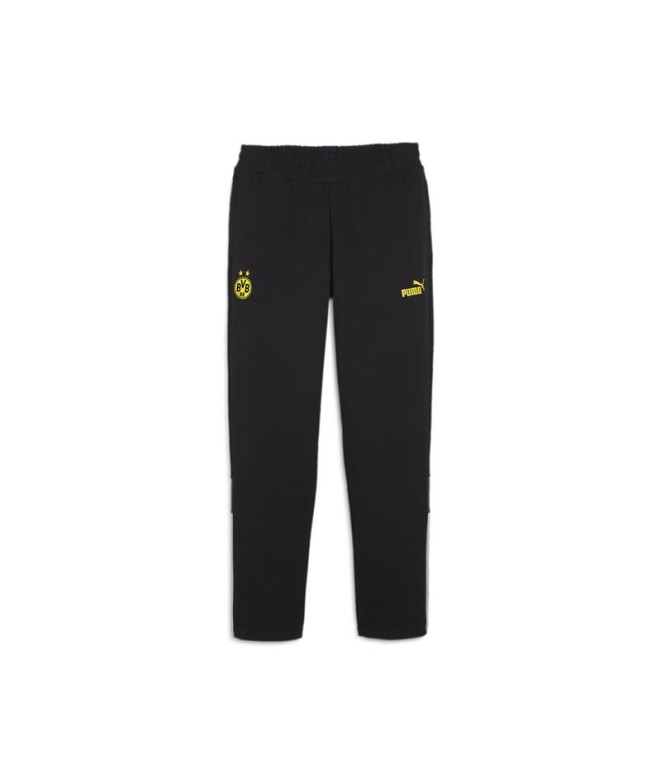 Calça Futebol de Puma Borussia Dortmund Preto Homem