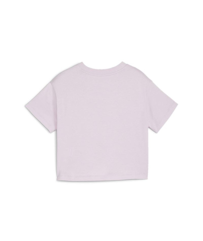 Camiseta Puma Essentials+ Blossom Morado Infantil
