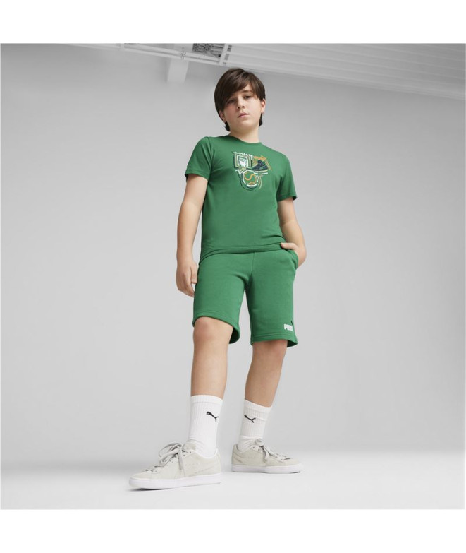 Camiseta Puma Graphics Year Verde Infantil