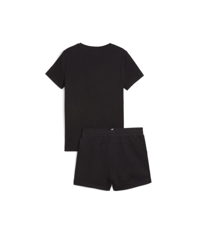 Ensemble Puma Blosssom Noir Enfant