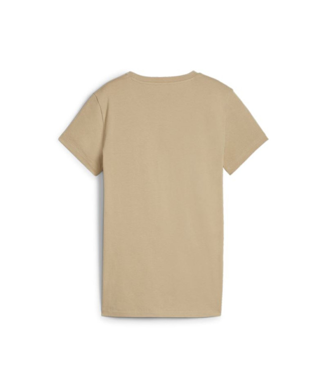 Camiseta Puma ESS+ ANIMAL Graphic Beige Mujer